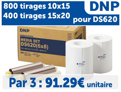 Pack Imprimante Thermique DNP RX1 HS + Media Set 1400 tirages DSRX1